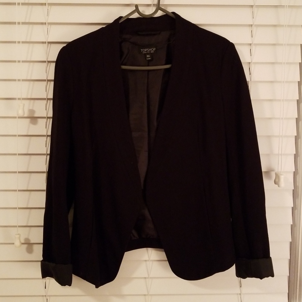 Topshop Tuxedo Mini Blazer